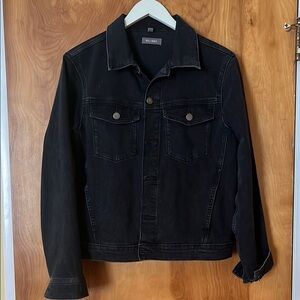 DL1961 Black lightweight denim Jacket Sleek Design